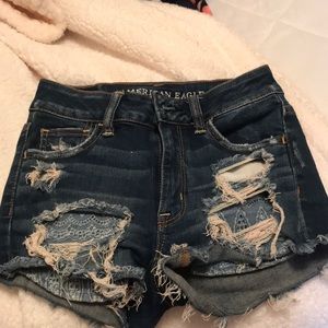 Blue Jean Shorts from American Eagle